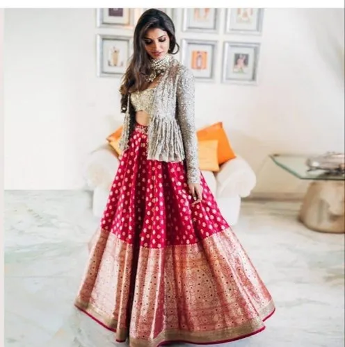 Designer Red Lehenga Set