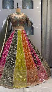 Multicolor Designer Lehenga