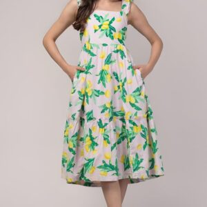 Floral Green Sundress