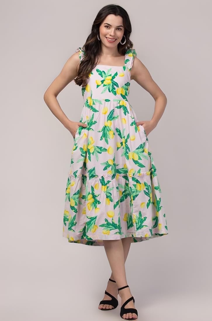 Floral Green Sundress