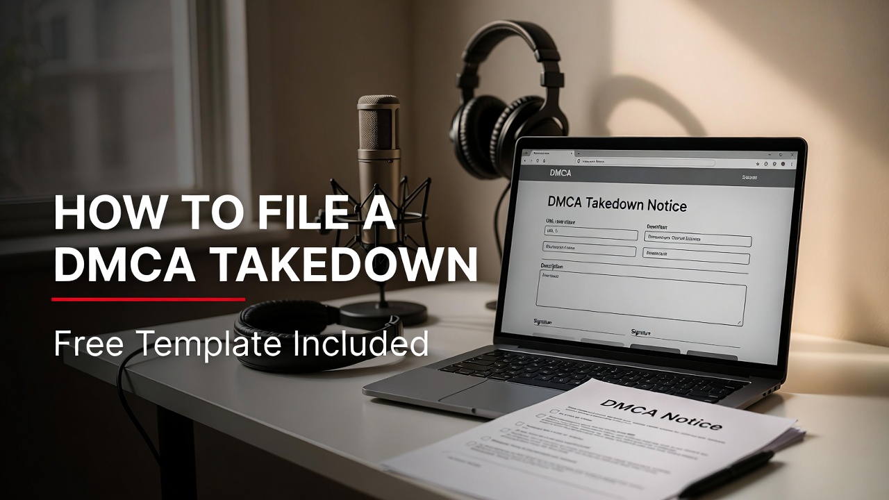 How to File a DMCA Takedown for Stolen Music
